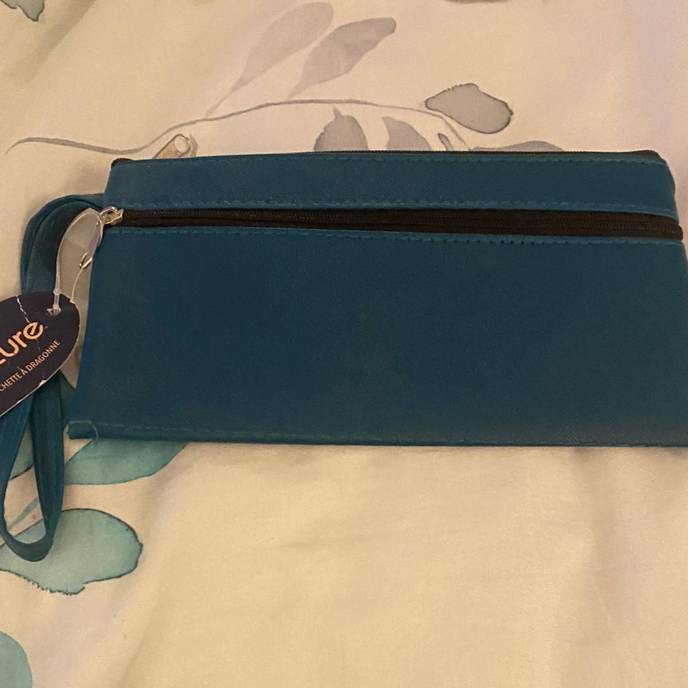 Teal wristlet
